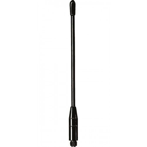7000-00517900_pro_01.jpg Schwarze Stabantenne mit Gewindeanschluss an der Basis.