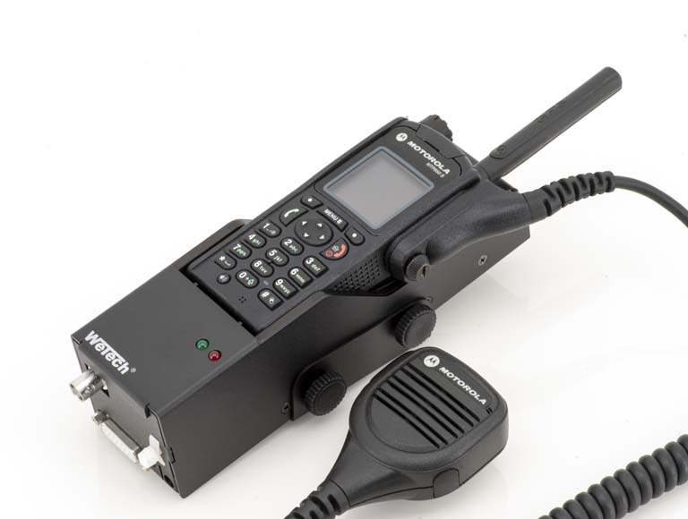 7000-00741900_wem_01bxrp1queotobn.jpg Funkgerät mit Mikrofon und Tastatur, schwarz.