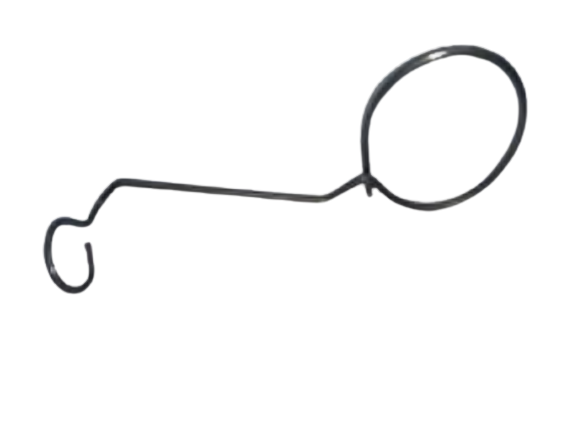 7000-00149300_fim_01.png Metal pan lifter with round handle and hook at one end.