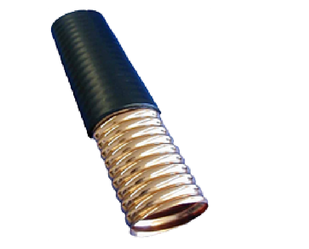 7000-00627300_rfs_01.png Flexible spiral hose, half black, half copper-colored.