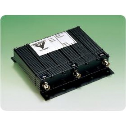 7000-00513700_pro_01.jpg Elektronisches Gerät mit drei Anschlüssen auf grünem Hintergrund.