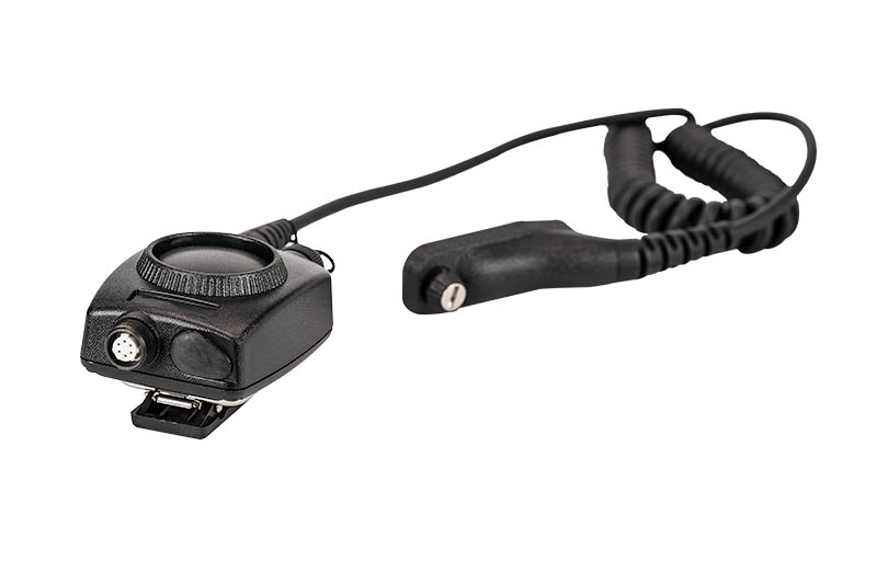 7000-00463000_mot_01.jpg Schwarze Kamera-Steuerung mit Kabel und Anschluss.