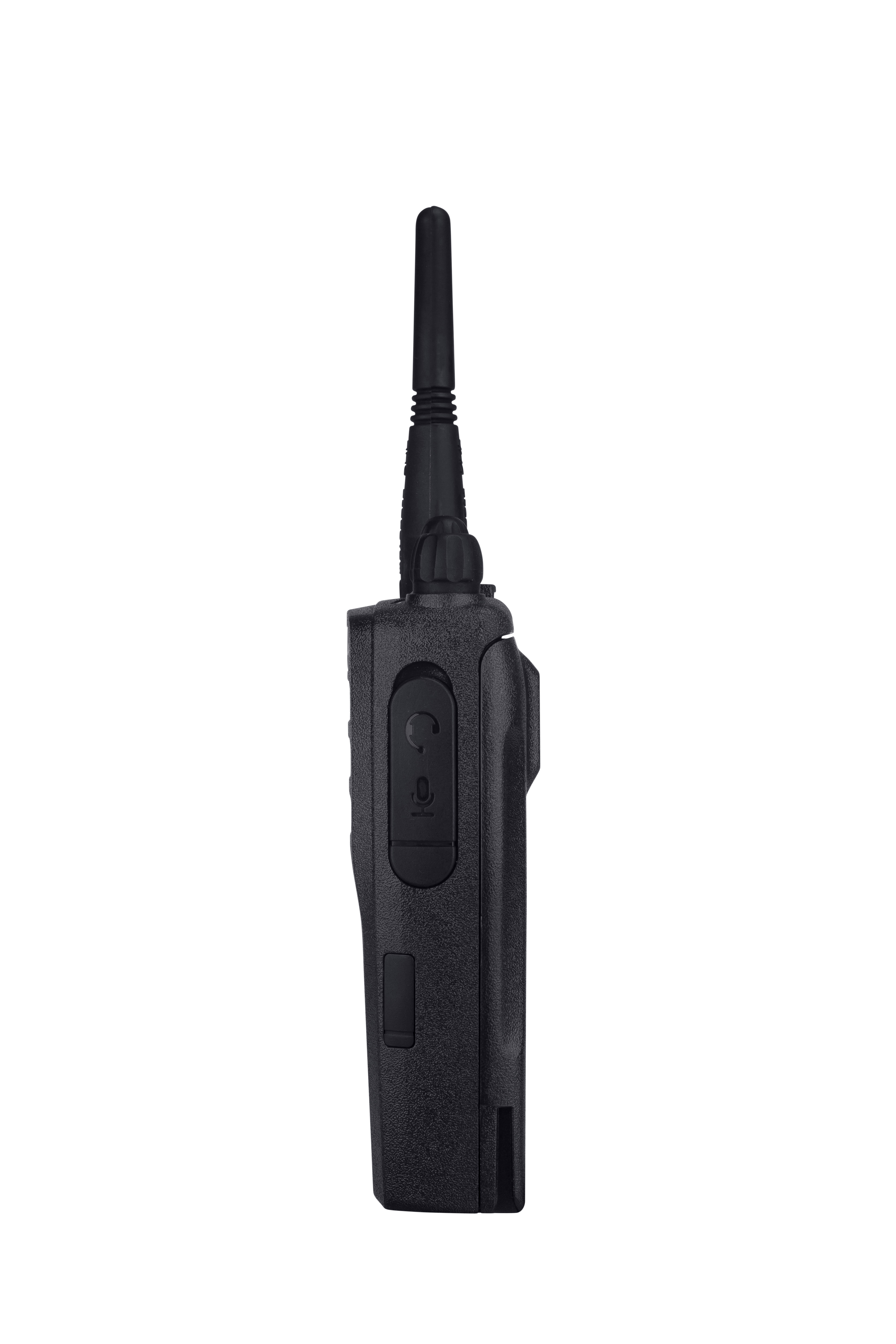 Handsprechfunkgerät mit Antenne seitlich