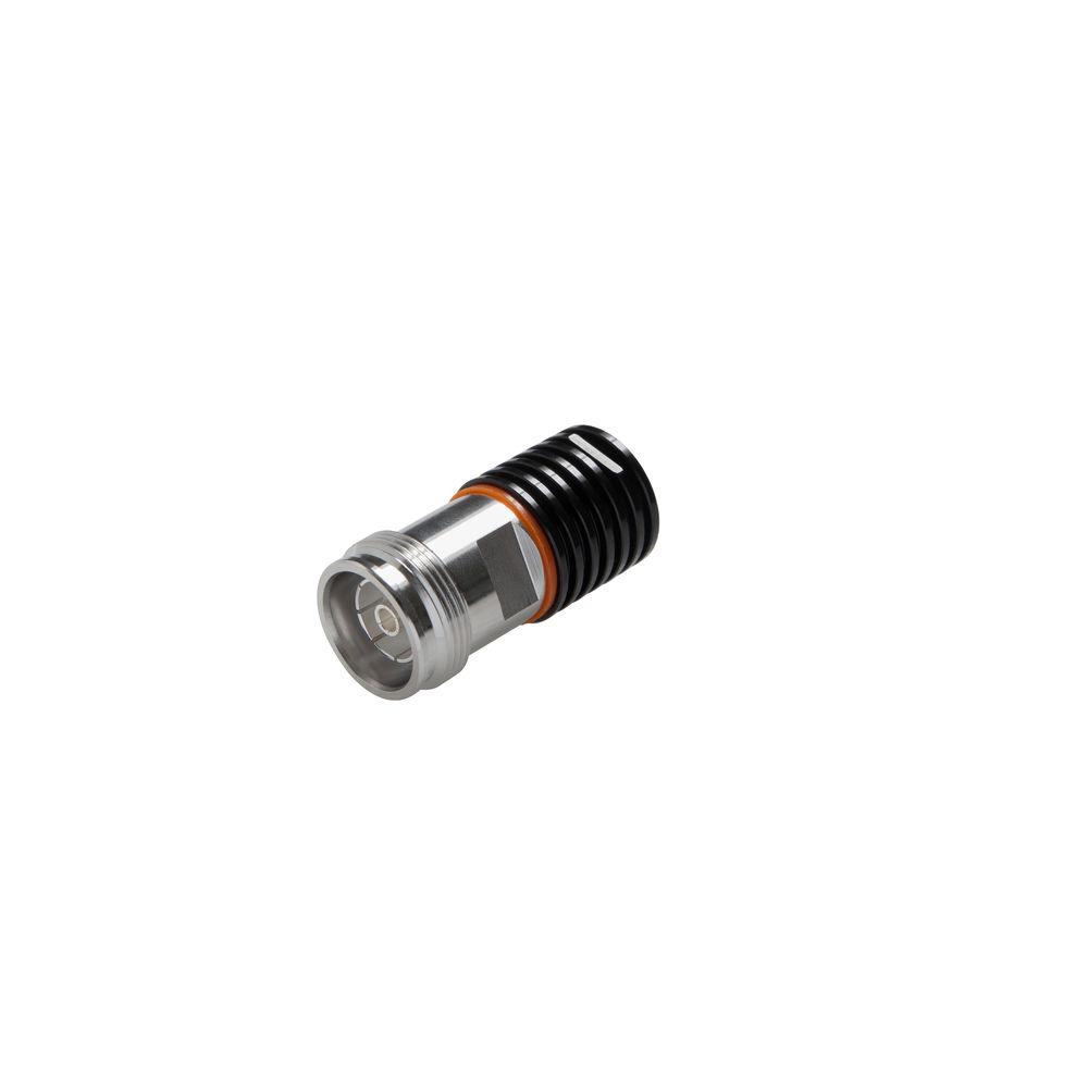 7000-00096400_com_01.jpg Metalladapter mit schwarzem, geripptem Ende und orangefarbener Dichtung auf weißem Hintergrund.