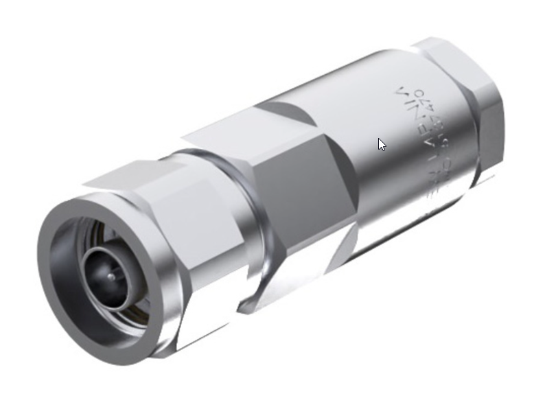 Metall-Steckverbinder für Koaxialkabel mit sechseckigem Gehäuse