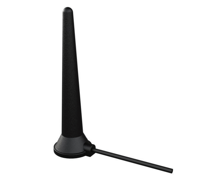 7000-00714400_vim_01.png Black rod antenna with cable connection.