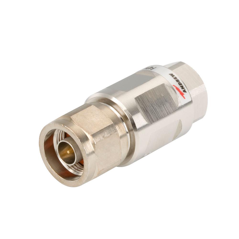 Metall-Steckverbinder, zylindrische Form, mit Gewindeende.