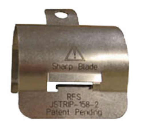 7000-00662200_rfs_01.png Metal cover with 'Sharp Blade' label and pending patent design.
