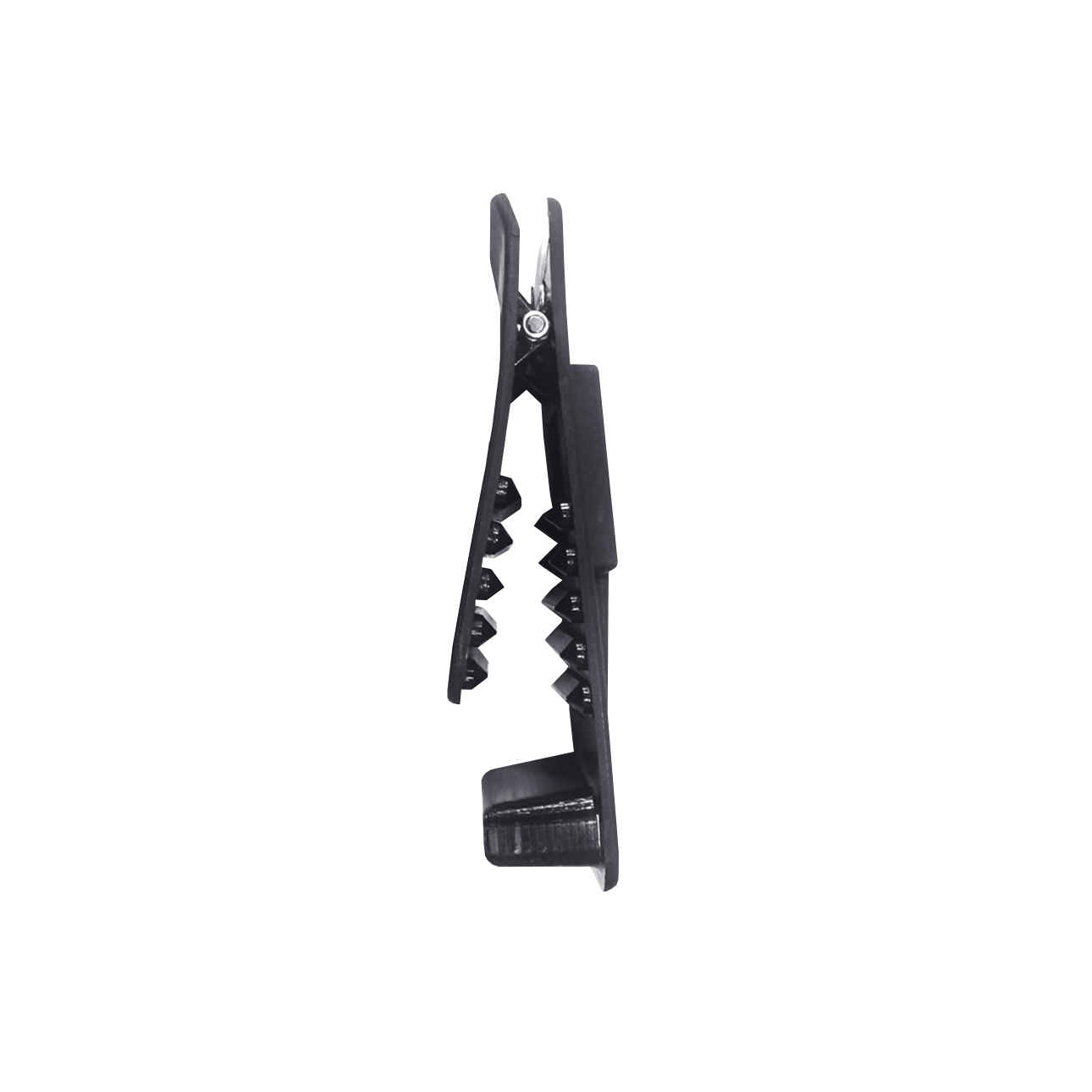 7000_00753670_MOT_01-1.png Side view of a hair comb with studs.