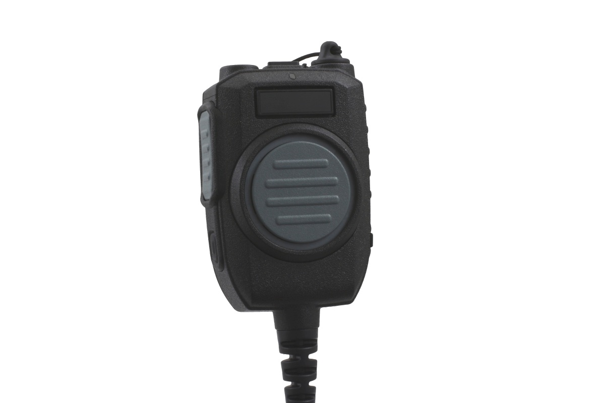 7000-00753161_cop_01.jpg Black microphone for radio with coiled cable
