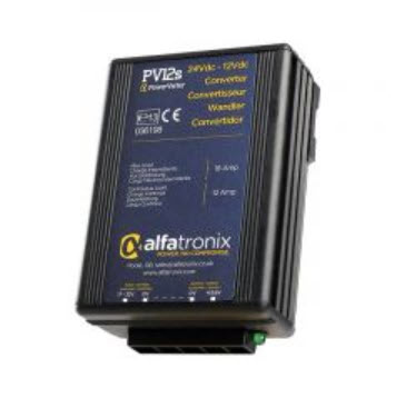 7000-00750896_vim_01.jpg Voltage converter 24VDC to 12VDC by Alfatronix, model number PV12s.
