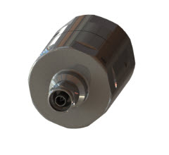 7000-00753383_rfs_01.jpg Metallic cylindrical component with central hole, shiny surface