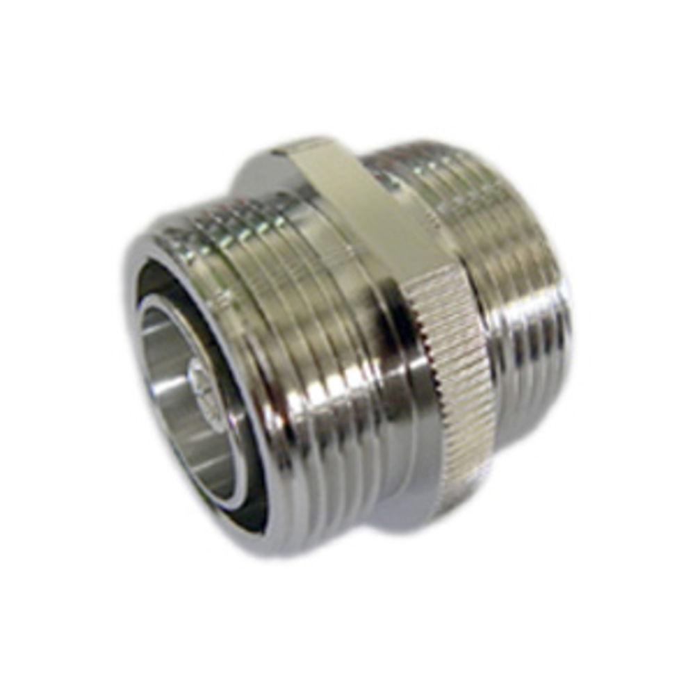 Metalladapter mit Gewinde, beidseitig männlich.