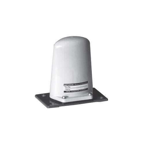 7000-00752049_h-s_01.png Weißes zylindrisches Gerät mit beschrifteter Metallplatte unten.