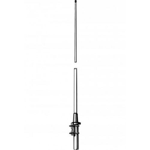 Vertical antenna with two segments.