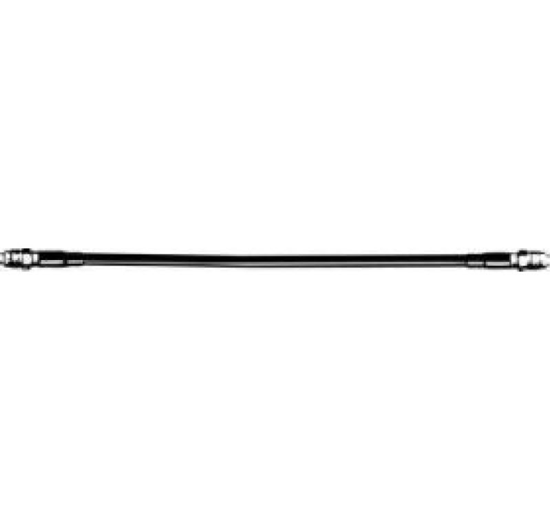 7000-00495200_pro_01.jpg Coaxial cable with black insulation and metal connectors at both ends.