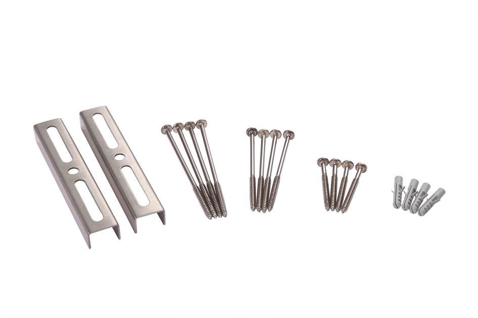 7000-00748673_com_01.jpg Mounting kit with two brackets, screws, and wall plugs.