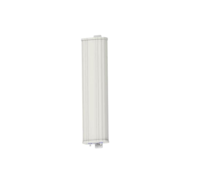 Weiße LED-Leuchte in zylindrischer Form.