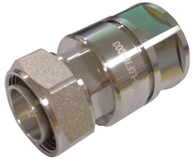 Metallverbindungselement, zylindrisch, aus Edelstahl.