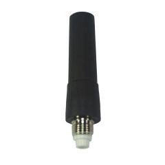 Black wireless antenna with threaded base