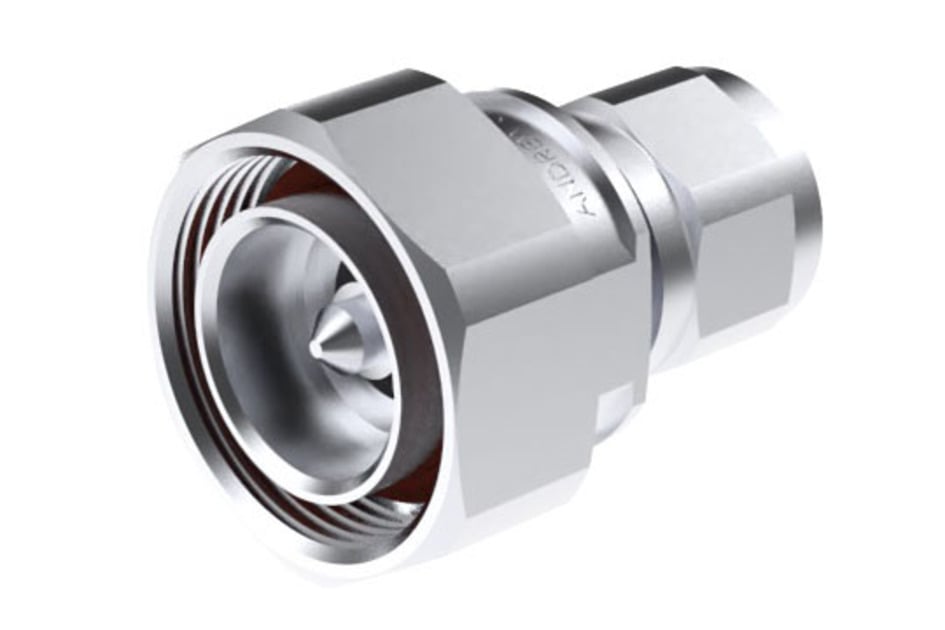 Metal connector with hexagonal nut and internal thread