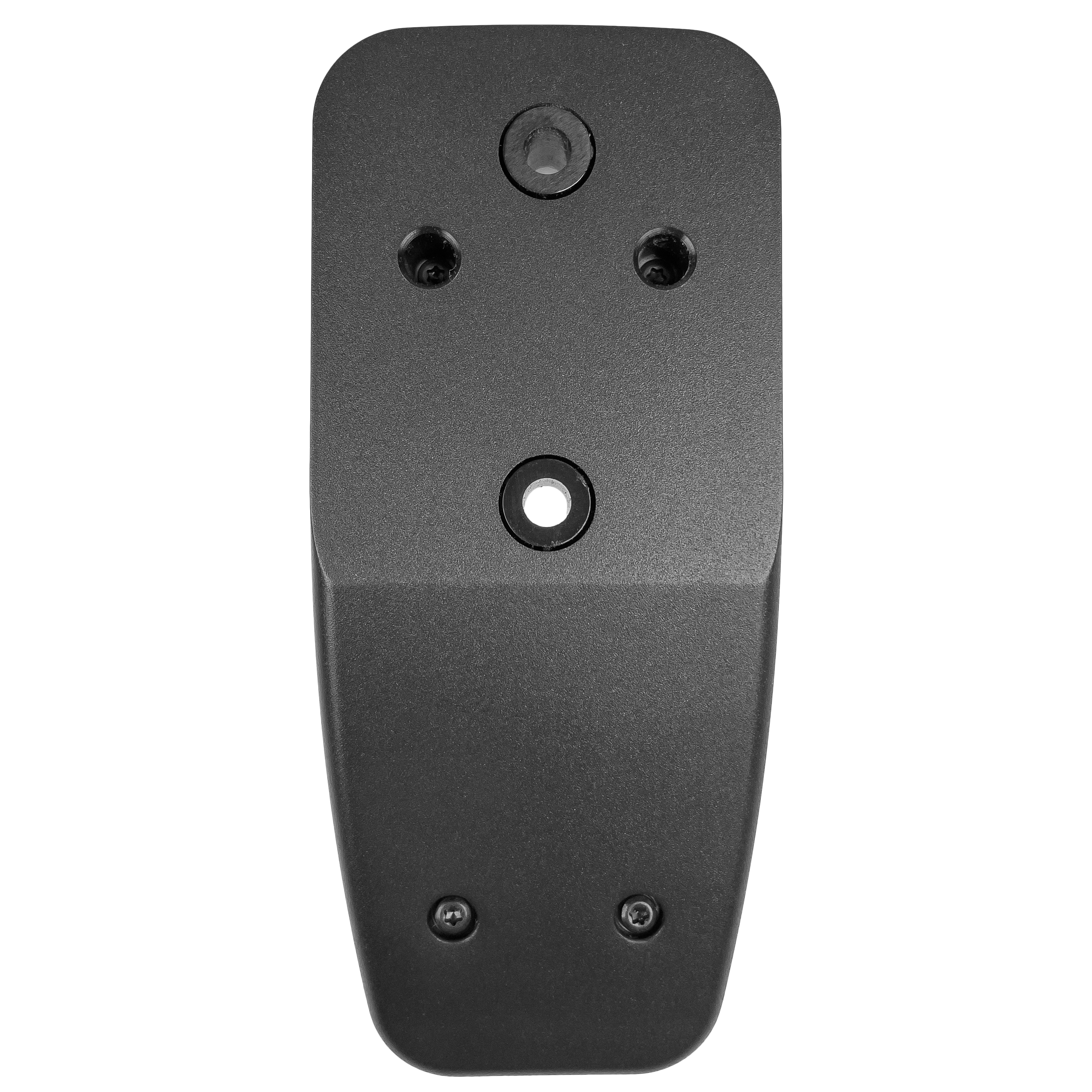 01_6507_01400051_PEI_03.jpg Metal plate with five holes, three at top, two at bottom.