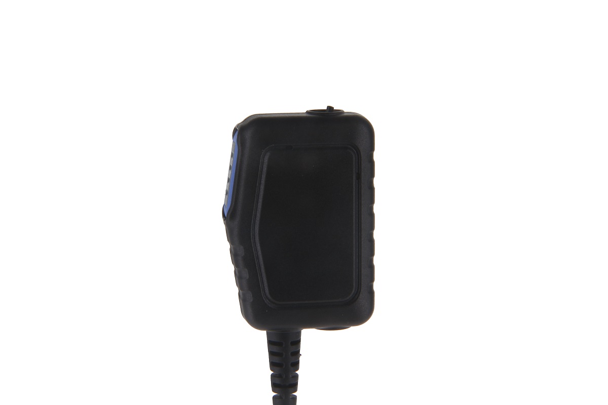 Schwarzes rechteckiges Kunststoffgehäuse mit Kabel und Steckanschluss.