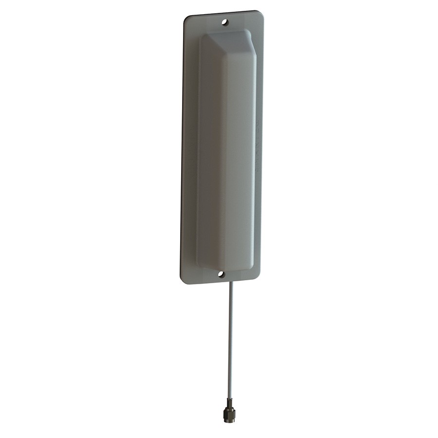 7000-00751033_sma_01.jpg Graue rechteckige Antenne mit langem, dünnem Kabel.