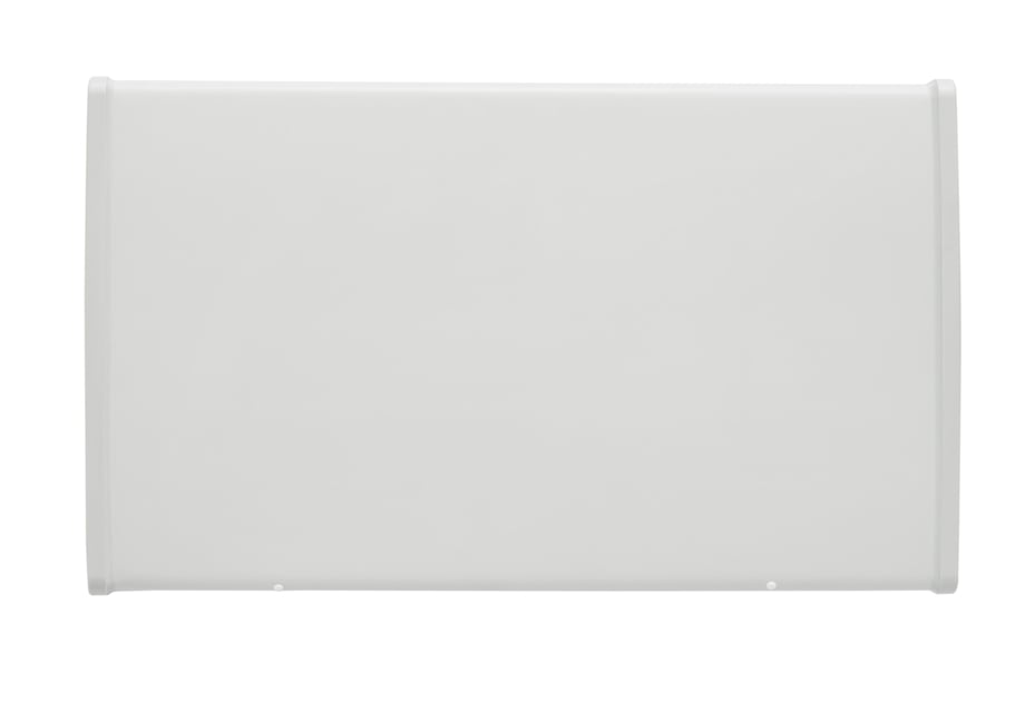 7000_00754225_COM_01.jpg Weiße, rechteckige leere Tafel mit abgerundeten Ecken.