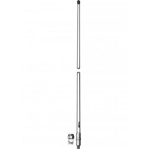 7000-00507200_pro_01.jpg Vertikale Antenne mit Basis, getrennte Ansicht.