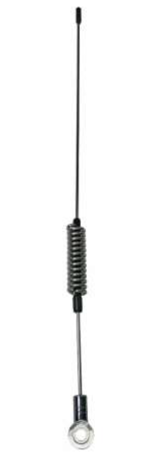 Metallspiralfeder mit langer Antenne und Schraubbefestigung
