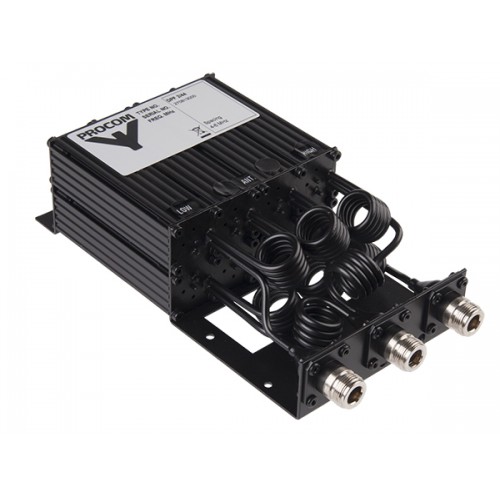 7000-00513000_pro_01.jpg Elektronisches Gerät mit mehreren Steckanschlüssen und Spiralkabeln.