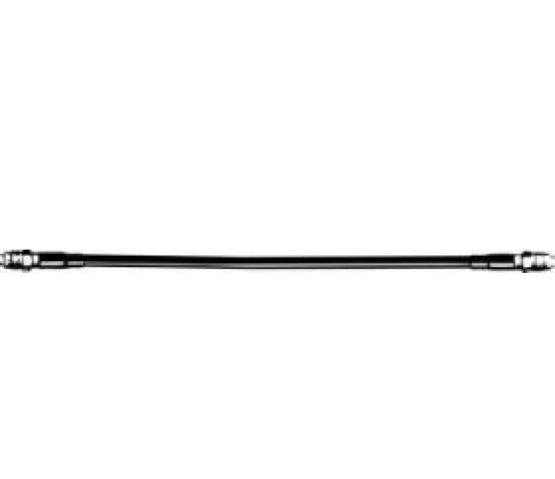 7000-00492300_pro_01.jpg Black hose with metallic fittings on both ends.