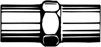 7000-00518800_pro_01n5msfozojfca7.jpg Schwarz-weiße Grafik eines Rohrs mit Ventil in der Mitte.