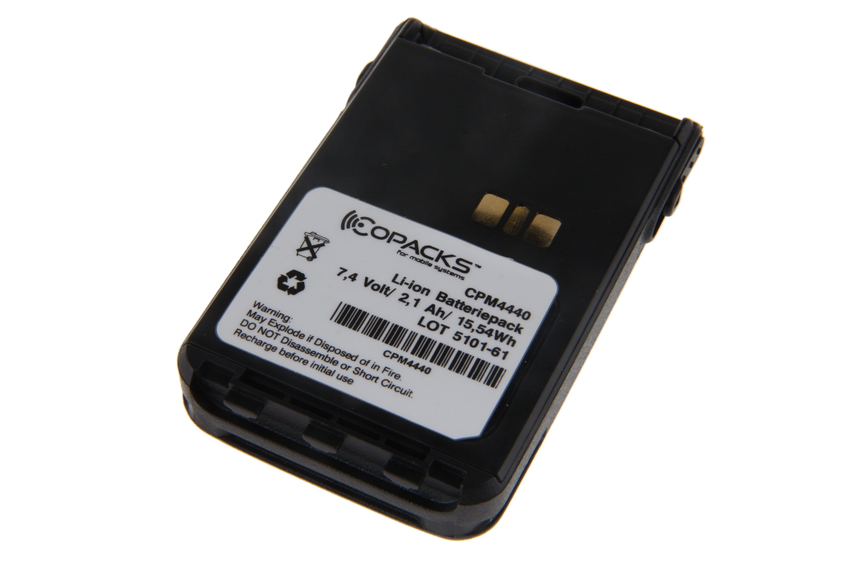 Li-ionen Batteriepack, 7.4V, 2.1Ah, 15.54Wh, Warnhinweise zum sicheren Gebrauch.