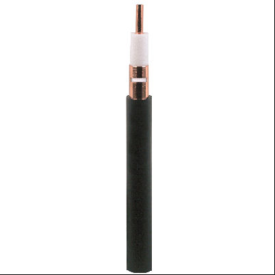 7000_00757856_RFS_01.jpg Coaxial cable with copper core, insulation, and black sheath.