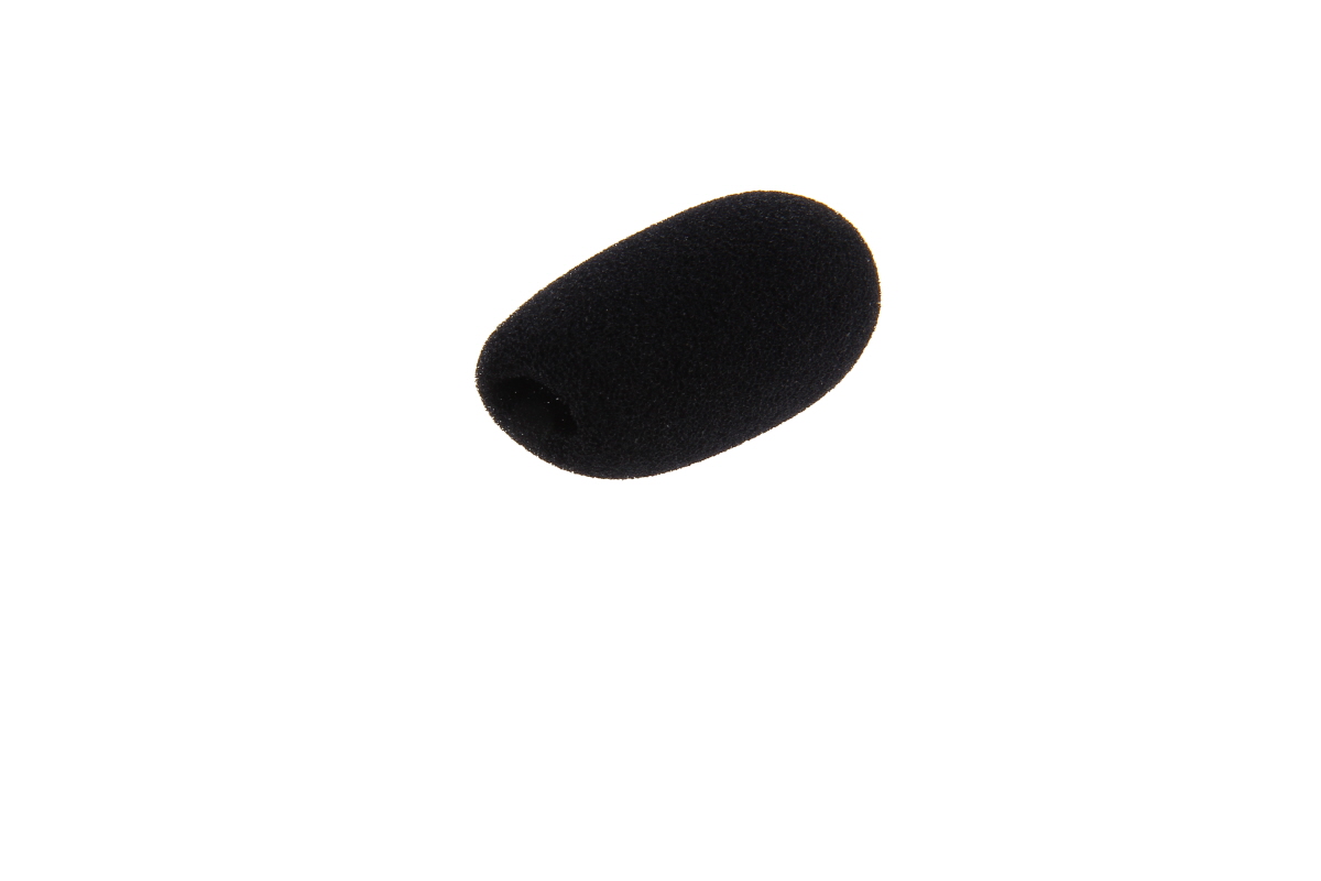 COP replacement microphone pad, type: GEP-MSPL-B, suitable for headsets ES-H04, ES-H05, ES-H07, 7543xx, 7544xx, 7545xx Black foam windscreen for microphones