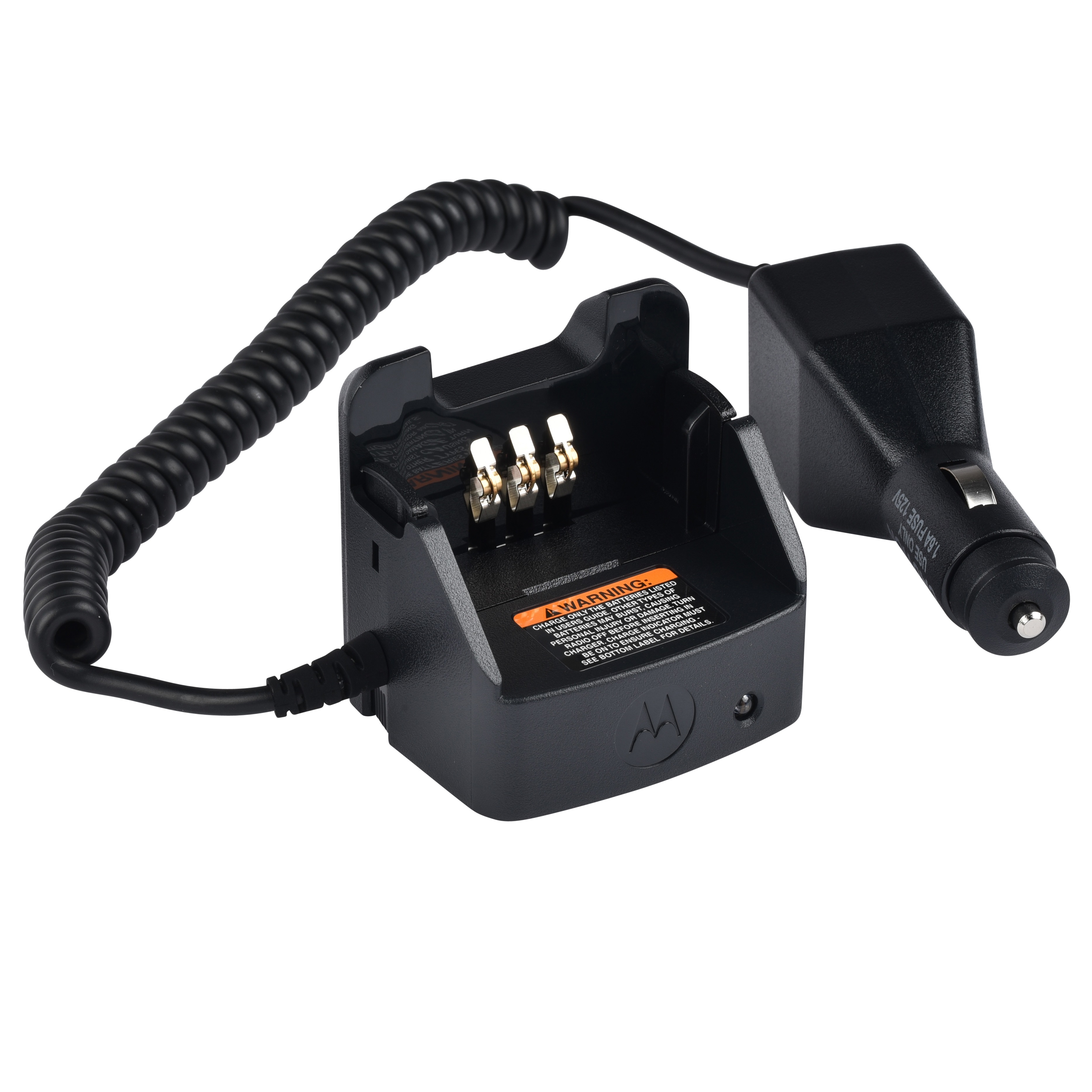 7000-00473400_mot_01.jpg Car charger with coiled cable and socket adapter.