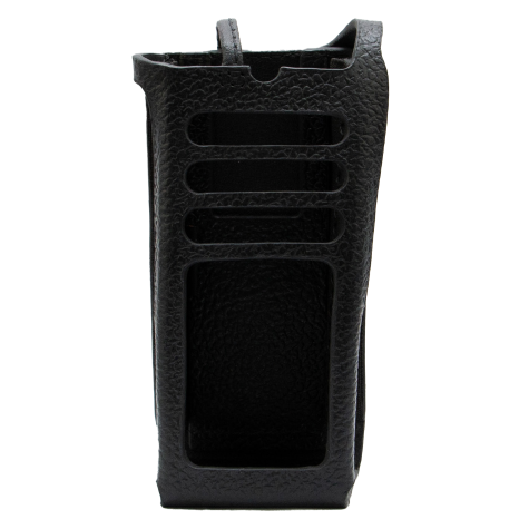 7000_00757824_MOT_01.png Black leather case with cutouts on the front.