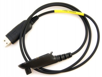 7000-00415900_mot_01.jpg Schwarzes Datenkabel mit USB-A-Stecker und Spezialstecker.