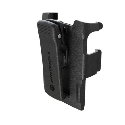 Schwarze Motorola-Gürtelhalterung, geeignet für Handfunkgeräte