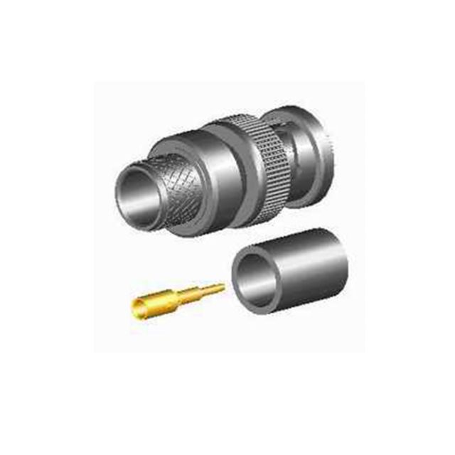 Mehrteiliger elektrischer Steckverbinder aus Metall mit vergoldetem Kontakt