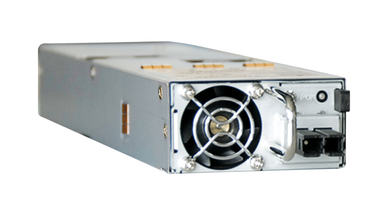 7000-00748504_com_01.jpg Metallgehäuse mit Lüfter und Anschlüssen an der Vorderseite.