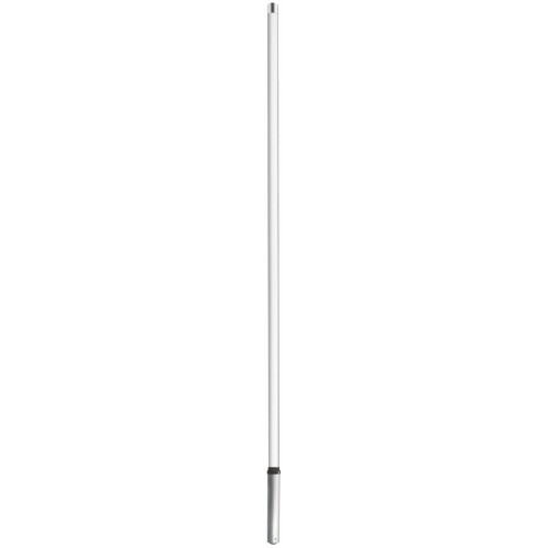 White vertical antenna rod with gray base end