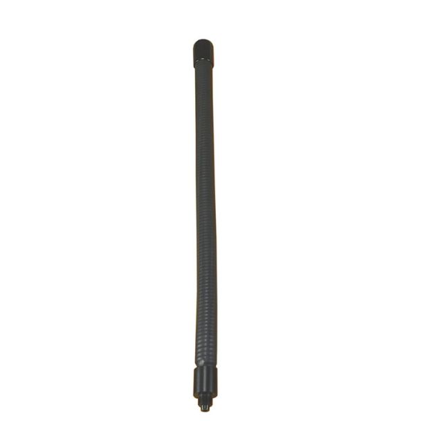 Black microphone extension with ribbed shaft.
