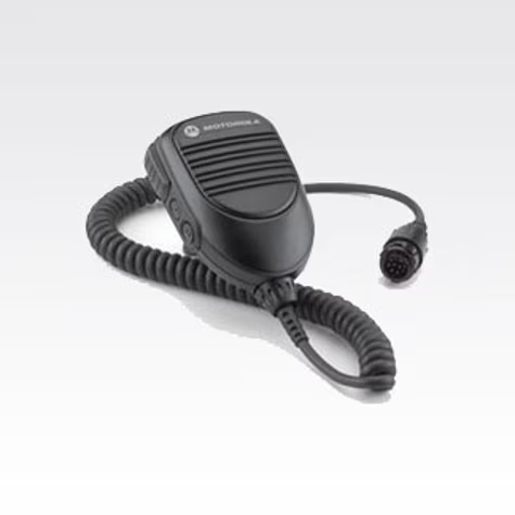 Handmikrofon mit Spiralkabel und Stecker