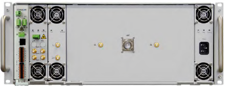 7000-00752495_com_01.png Elektronisches Gerät mit Lüftern, Anschlüssen und Schaltern.