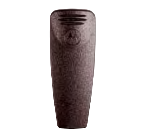 Black design radio microphone.