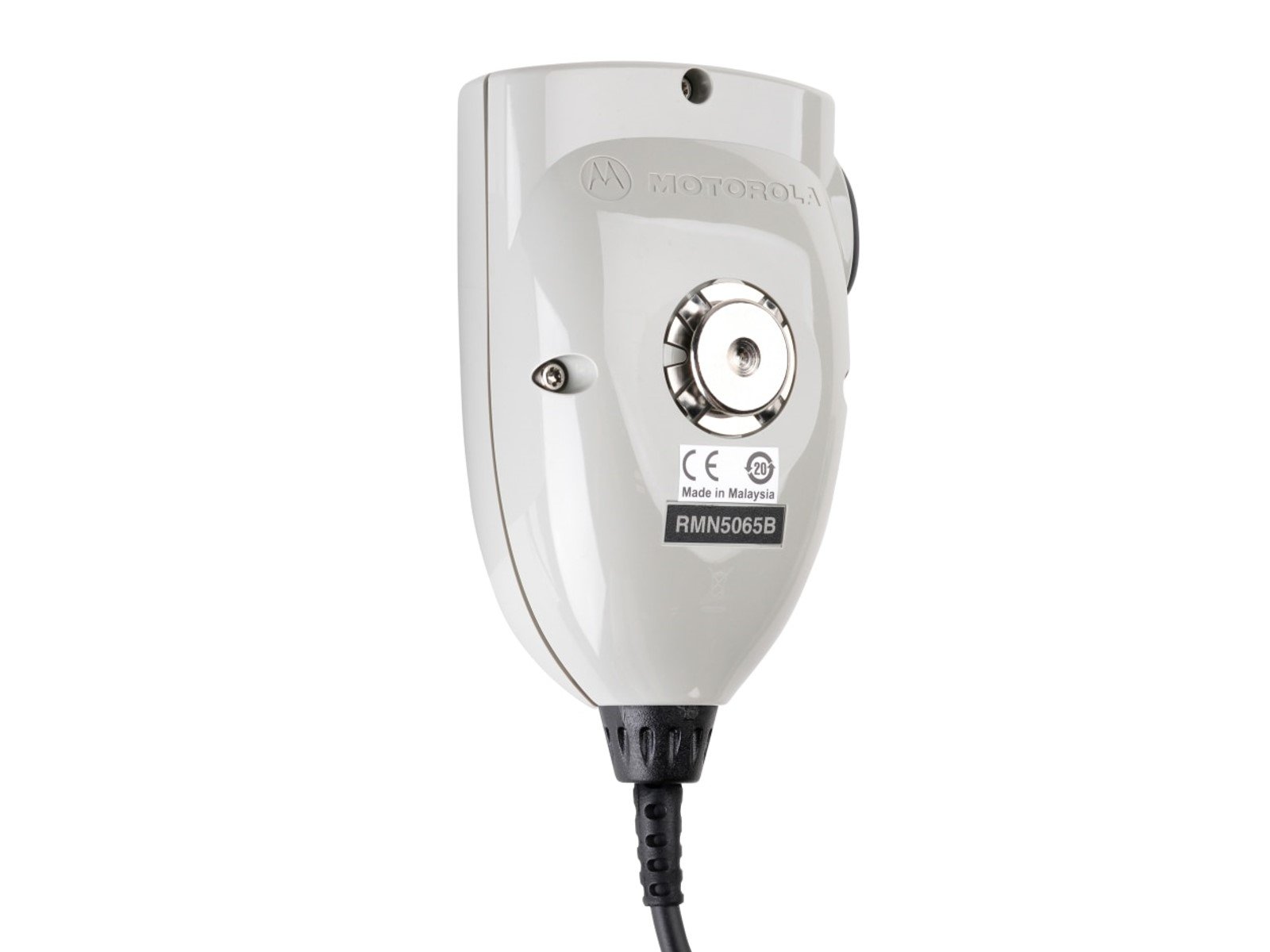 7000-00753529_mot_02.jpg A white wired device with CE marking, model number RMN5065B.
