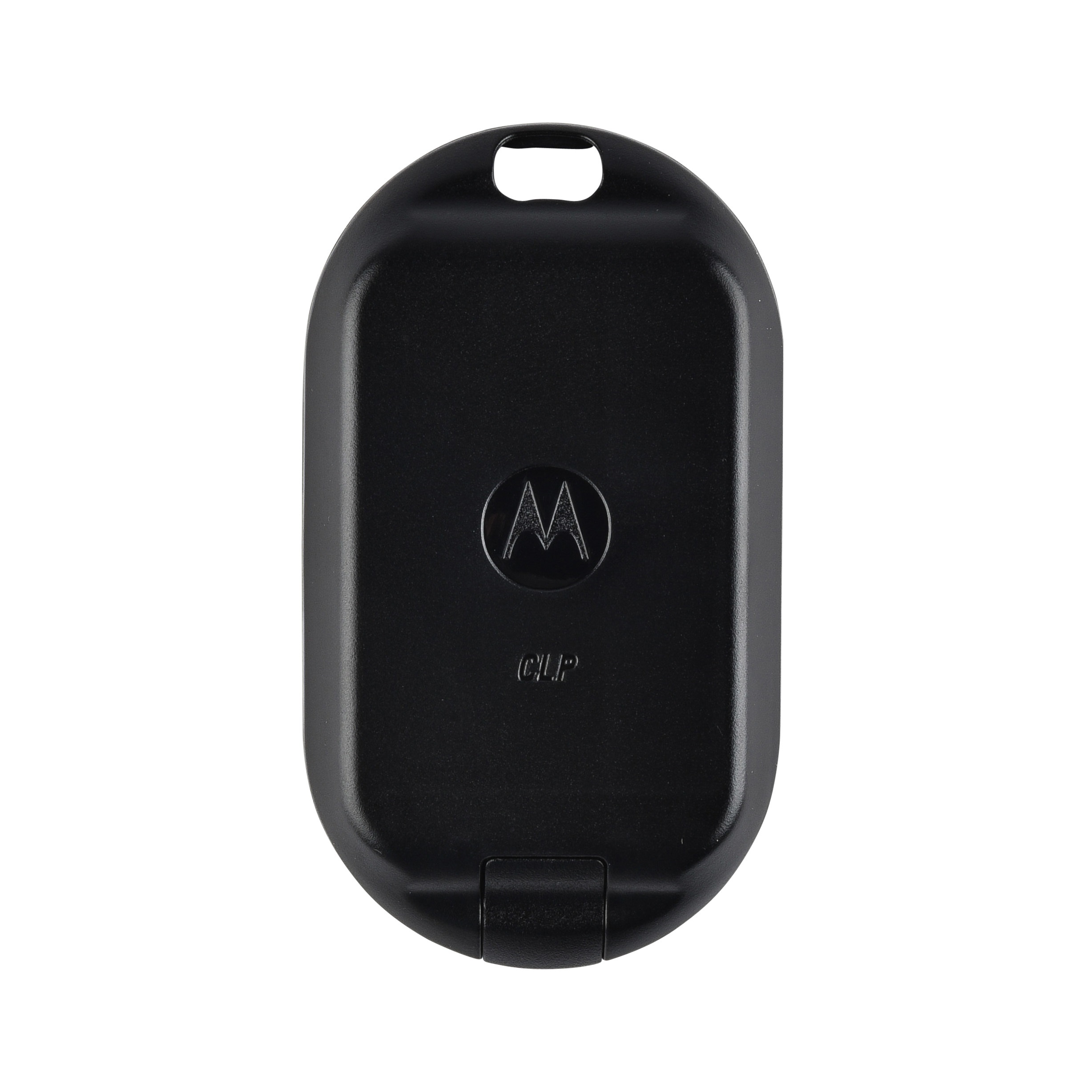 7000-00259700_mot_01.jpg Schwarzes ovales Gerät mit Motorola-Logo in der Mitte.